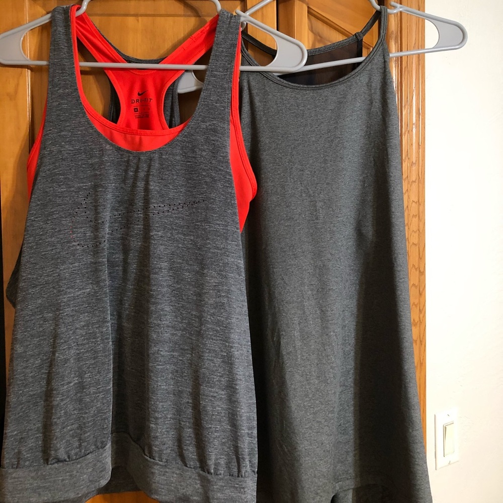 Nike & Under Armour workout tank tops